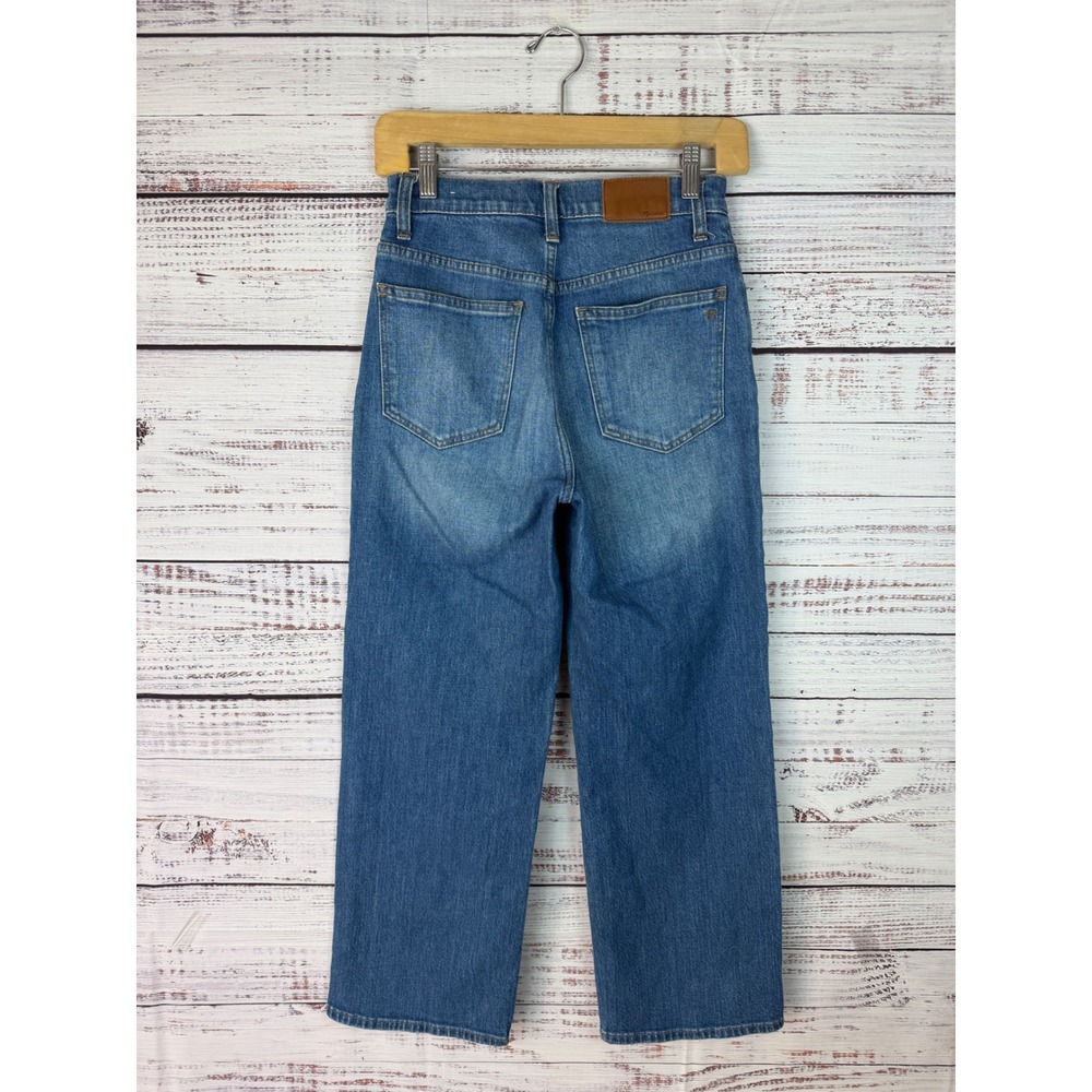 Madewell Slim Wide-Leg Crop Jeans | Size 25 - Picture 3 of 7